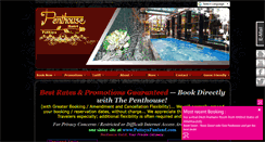 Desktop Screenshot of penthousehotel.com